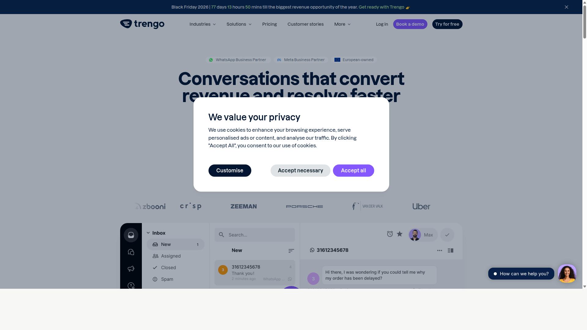 Trengo website